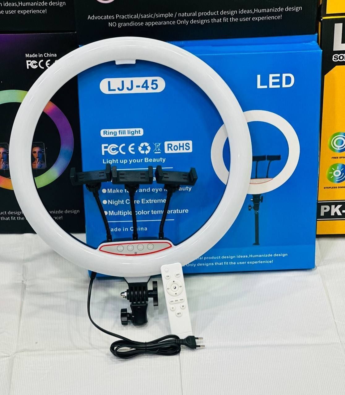 رینگ لایت مدل LJJ-45 LED Ring Light کد 1046