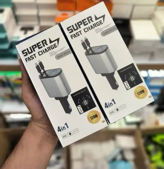 شارژر فندکی 4in1 مدل Super Fast Charge