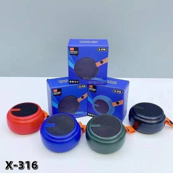 اسپیکر بلوتوثی قابل حمل مدل X316 مشکی