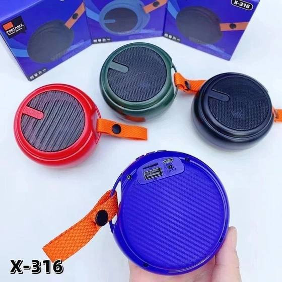 اسپیکر بلوتوثی قابل حمل مدل X316 مشکی