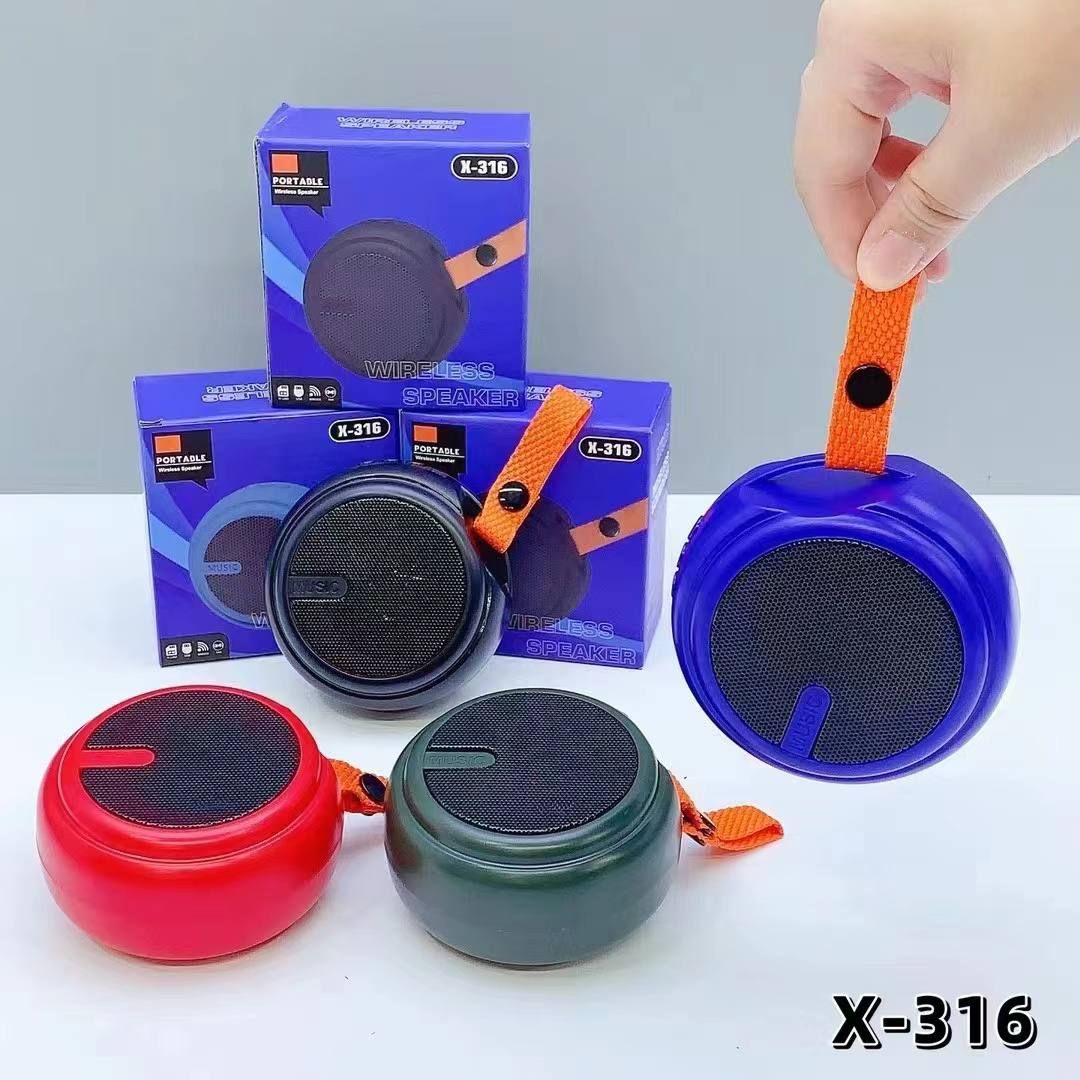 اسپیکر بلوتوثی قابل حمل مدل X316 مشکی