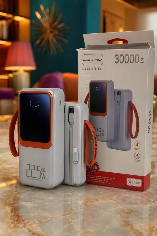 پاوربانک 30000 LEVINO N53