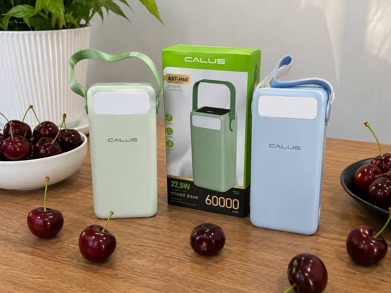 پاور بانک کالوس اصلی مدل FAST-H60 با ظرفیت 60000 میلی آمپر درجه یک و با کیفیت