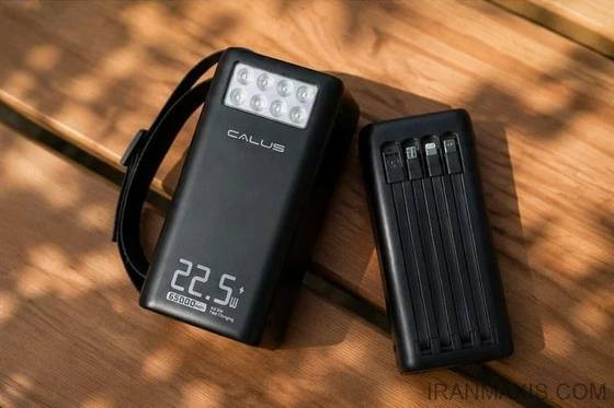 پاوربانک 22.5 وات کالوس مدل Fast-E65 ظرفیت 65000 میلیآمپرساعت